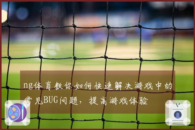 ng体育教你如何快速解决游戏中的常见BUG问题，提高游戏体验